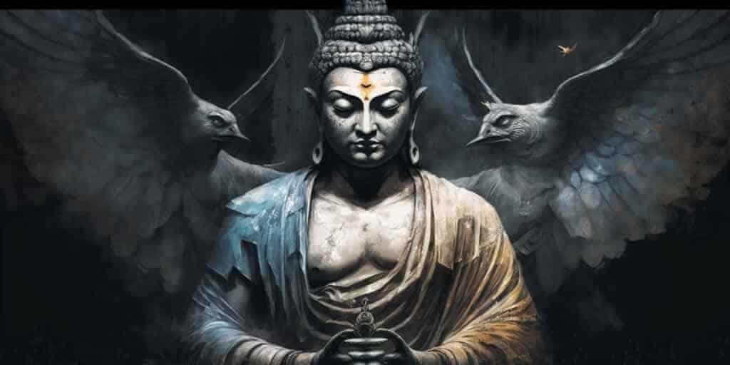 Kessel-Buddha-Birds-FinalImage Buddha with Stone Birds