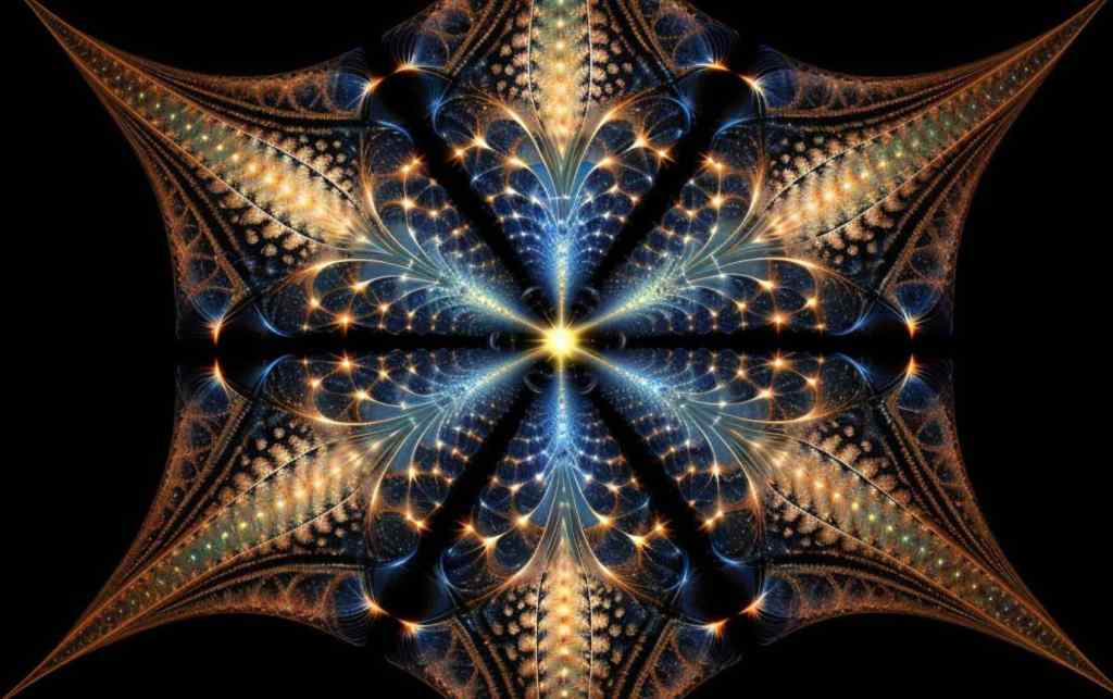 BLIT of a Fractal Star